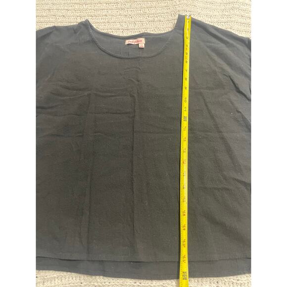 Fresh Produce Shirt Short Sleeve Crew Neck Tee Womens Large Black 22932 ASSAVLA - Picture 2 of 6